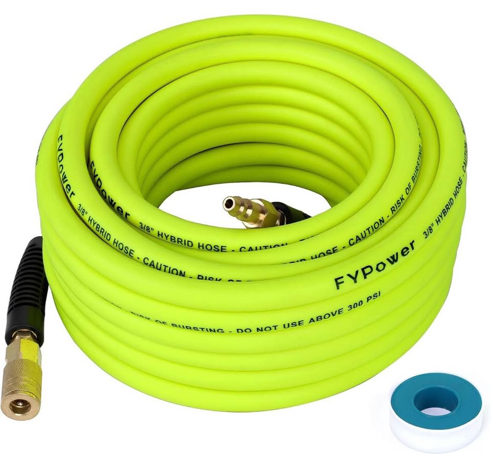 Air Compressor Hose Kit 3/8 Inch x 50 Feet New - photo 2