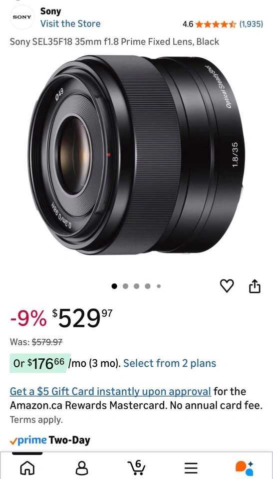 Sony SEL35F18 35mm f/1.8 Prime Fixed Lens - photo 4