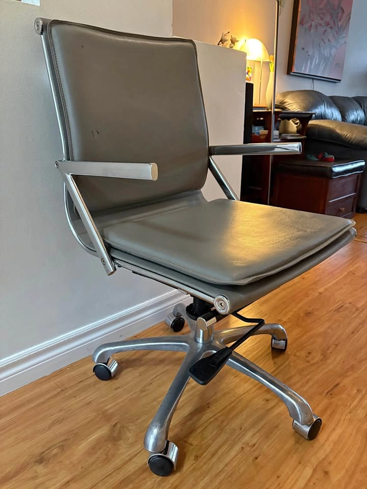MCM Eames Style Soft Pad Chair by Hong Chuan - For Restoration