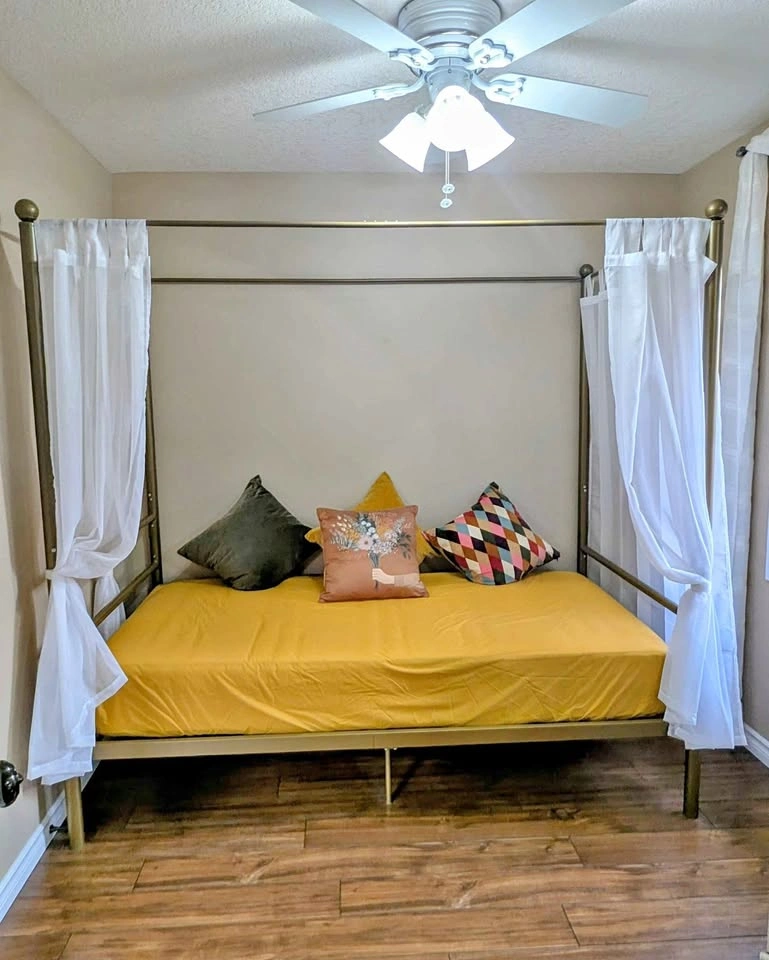 Canopy Bed - Gold
