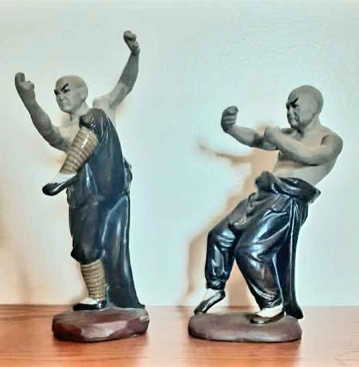 Chinese Art Mudman Kung Fu Material Arts Sculptures - photo 2