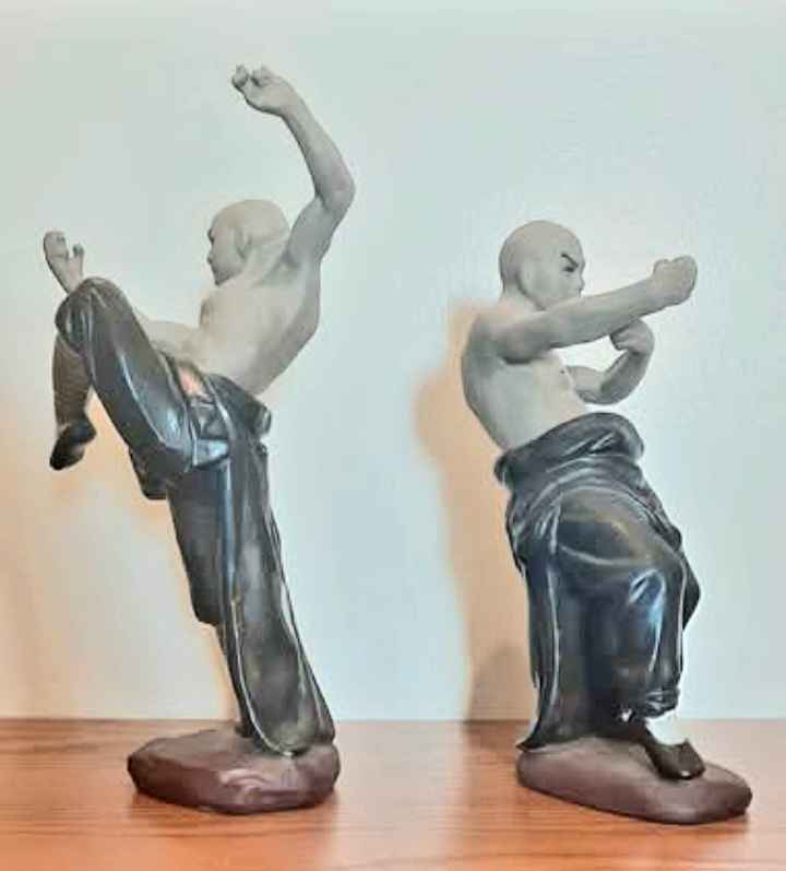 Chinese Art Mudman Kung Fu Material Arts Sculptures - photo 3
