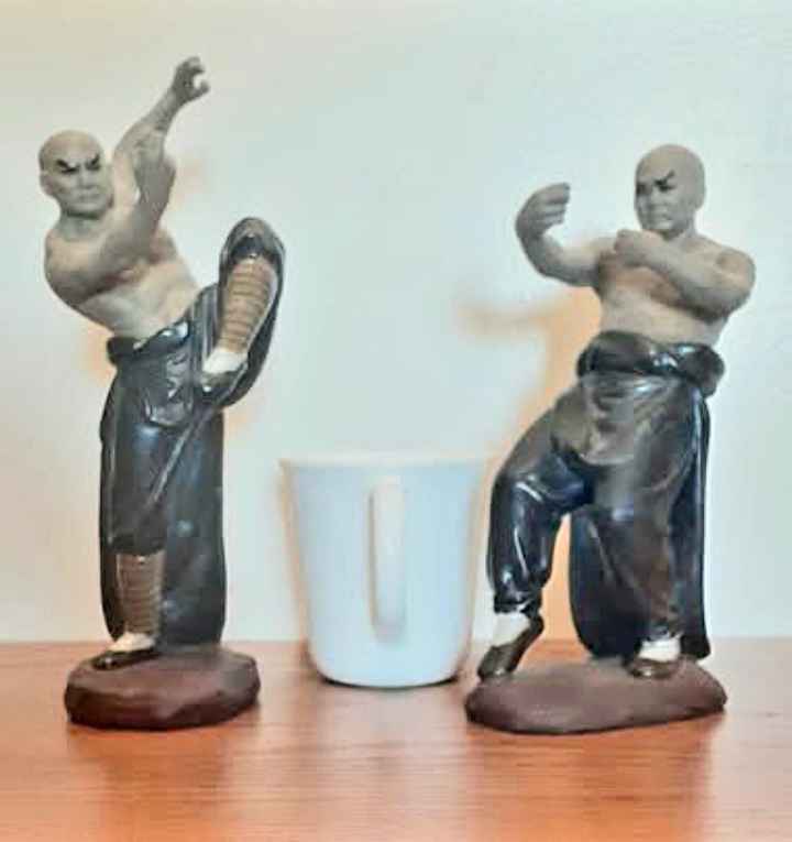 Chinese Art Mudman Kung Fu Material Arts Sculptures - photo 5