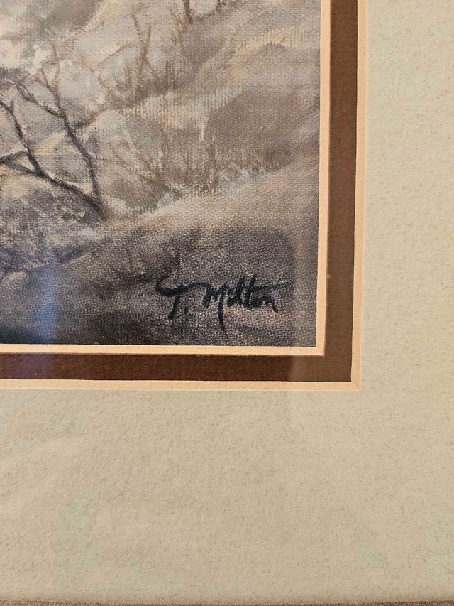 Signed T. Milton Print - photo 2