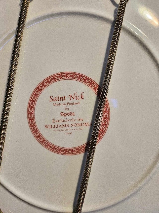 Spode Saint Nick Plate - photo 2