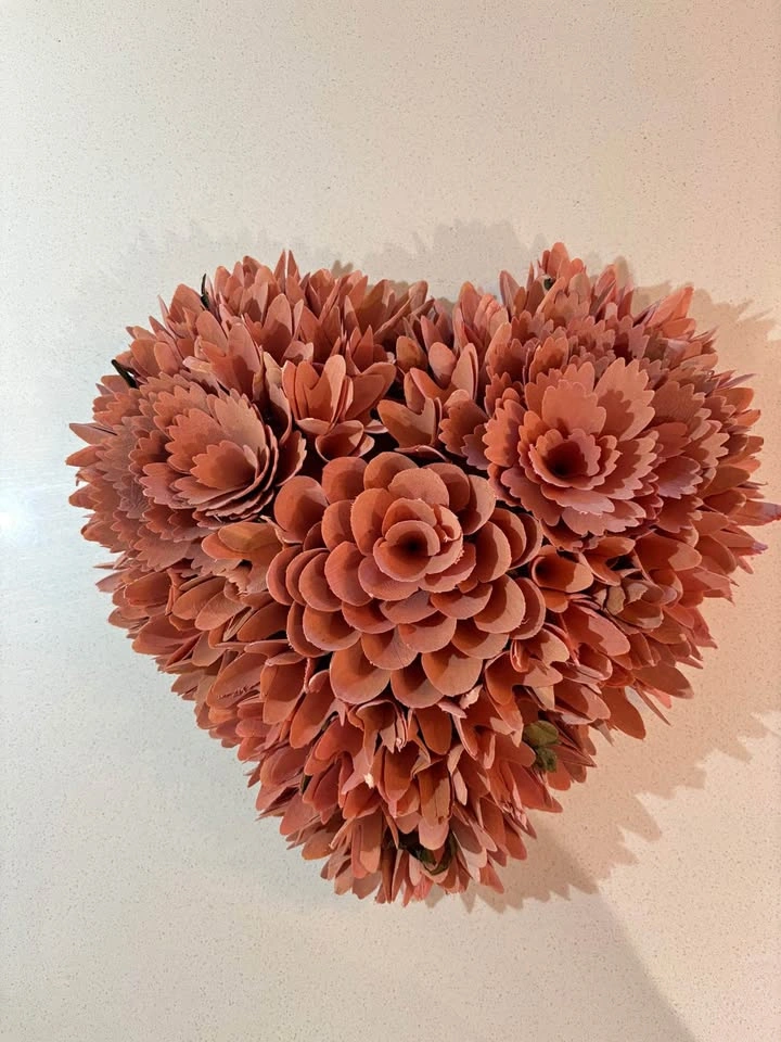Paper Flower Heart
