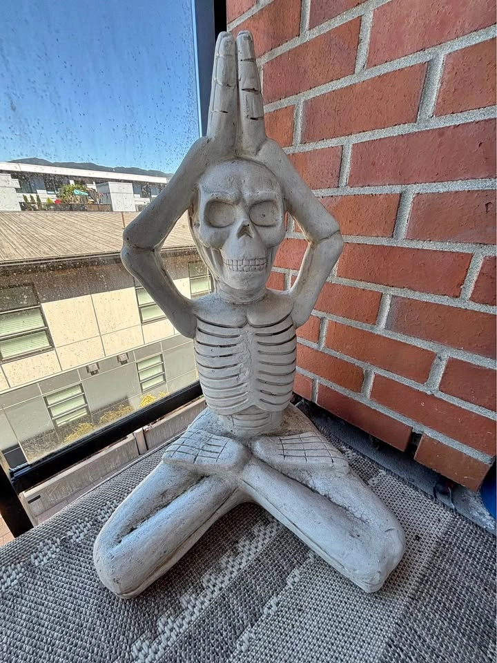 Outdoor Yoga Skeleton