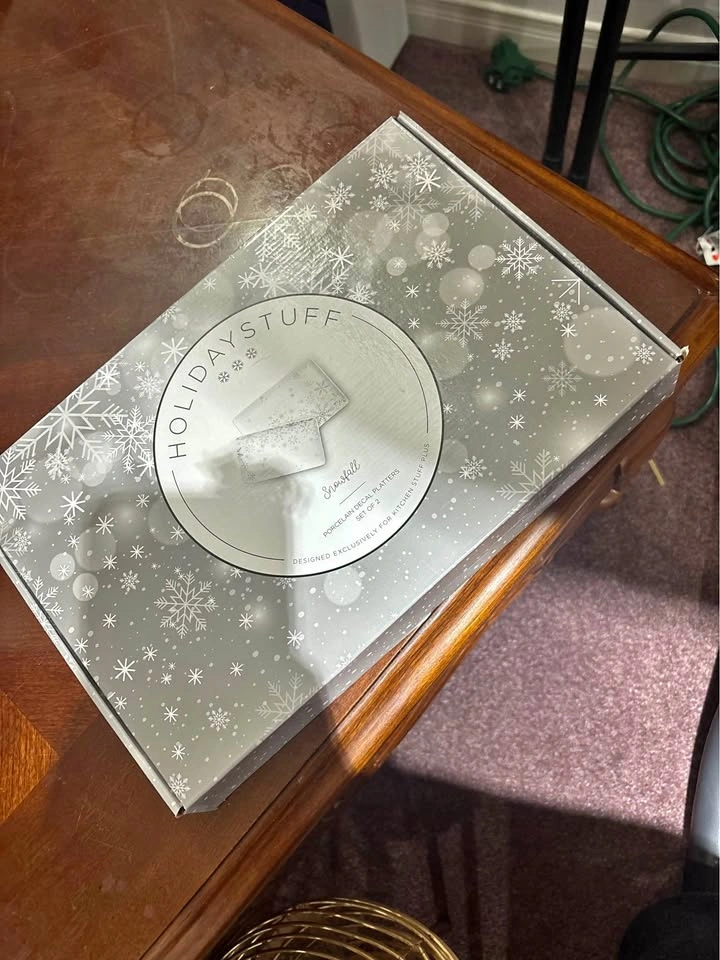 Porcelain Decal Platters