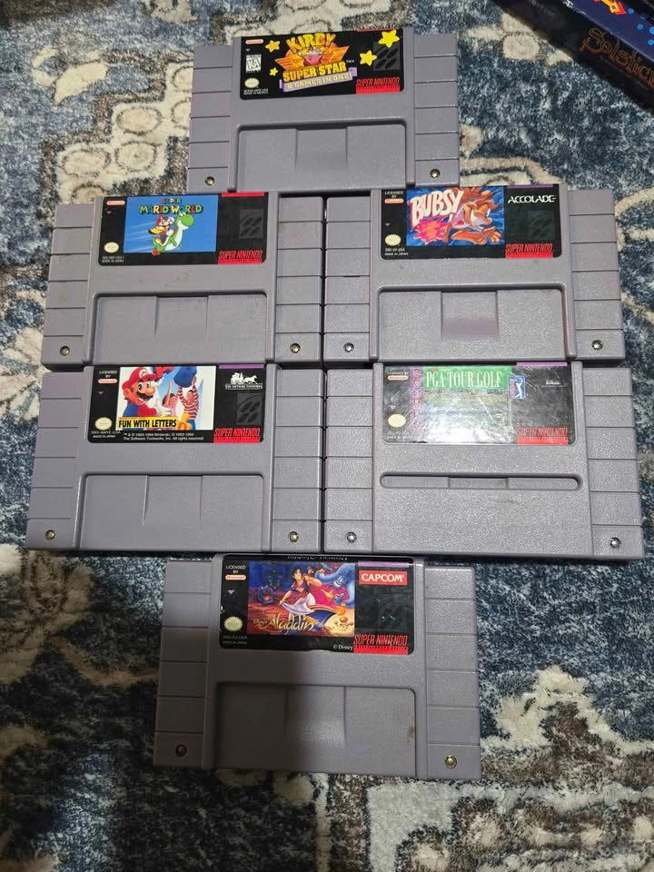 Super Nintendo Games SNES Games - photo 2