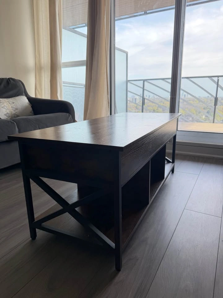 Lift-Top Coffee Table (47”) - Rustic Style - photo 3
