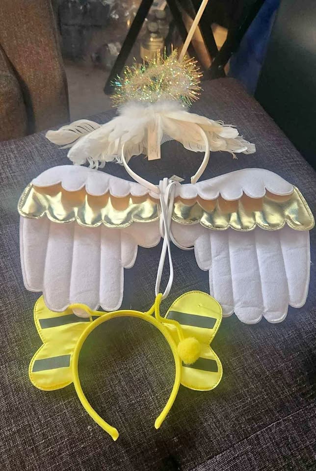 High quality wings and halo headband