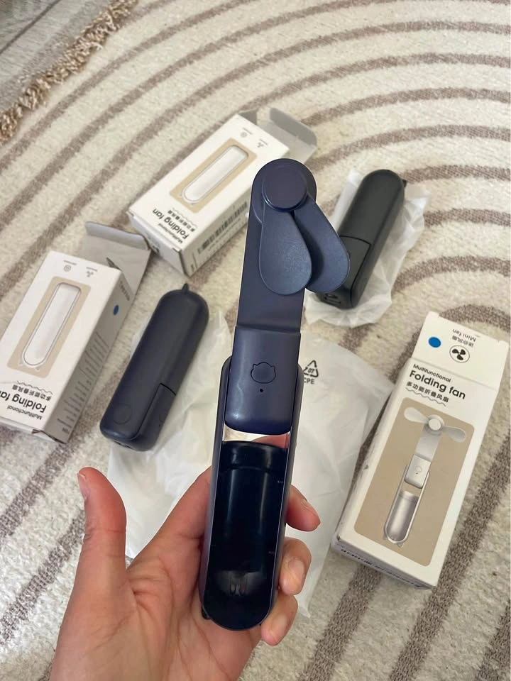 New Portable Handheld Fan - 2-in-1 Mini Travel Fan