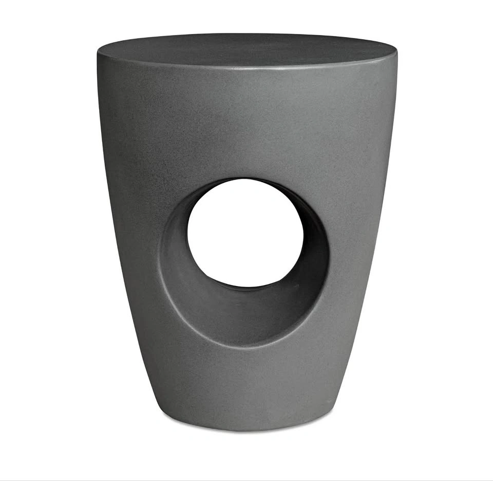 Moe's Furniture Alyard outdoor concrete stool / side table BNIB.