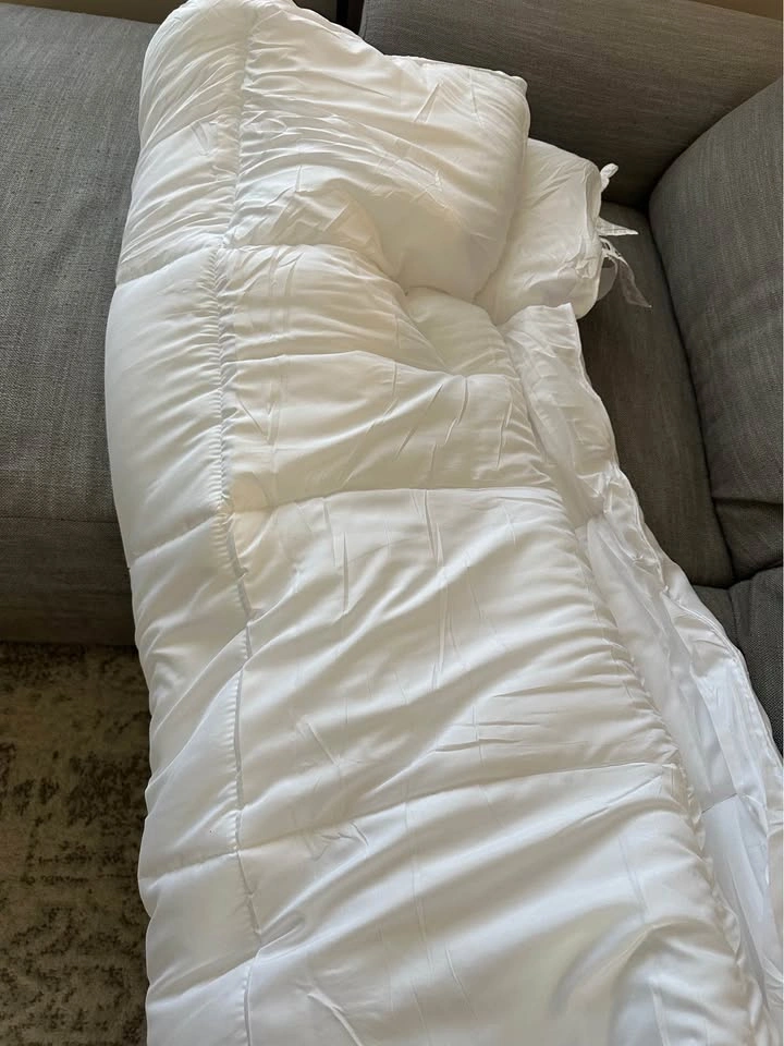 Utopia Bedding Twin White Comforter Duvet Insert - photo 2