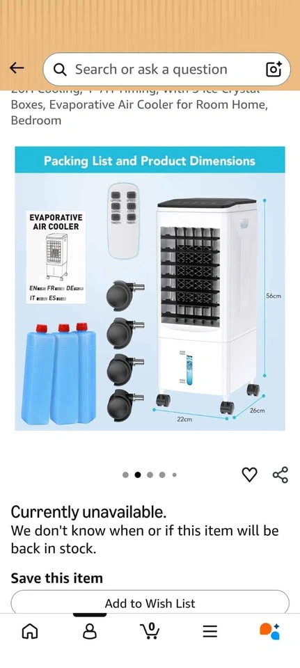 3 in 1 Air Conditioner, Humidifier, Fan - photo 5
