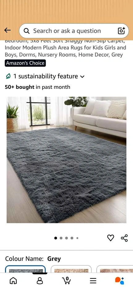 Grey carpet