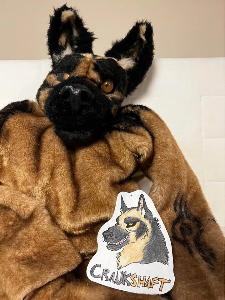 Fur Suit Dog Costume - Adult Size Medium - photo 2