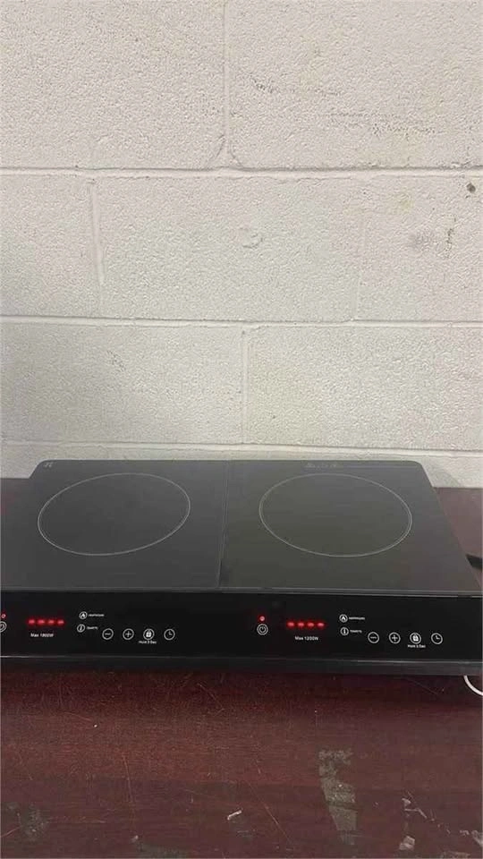 Portable Dual-Burner Induction Cooktop (1800W/1200W) - photo 2