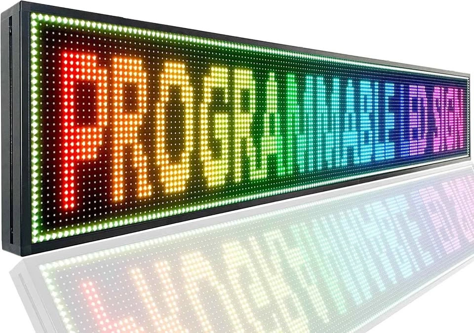 Sealed YZ MEINUOYI Outdoor LED Sign - WIFI Programmable P10 (77"