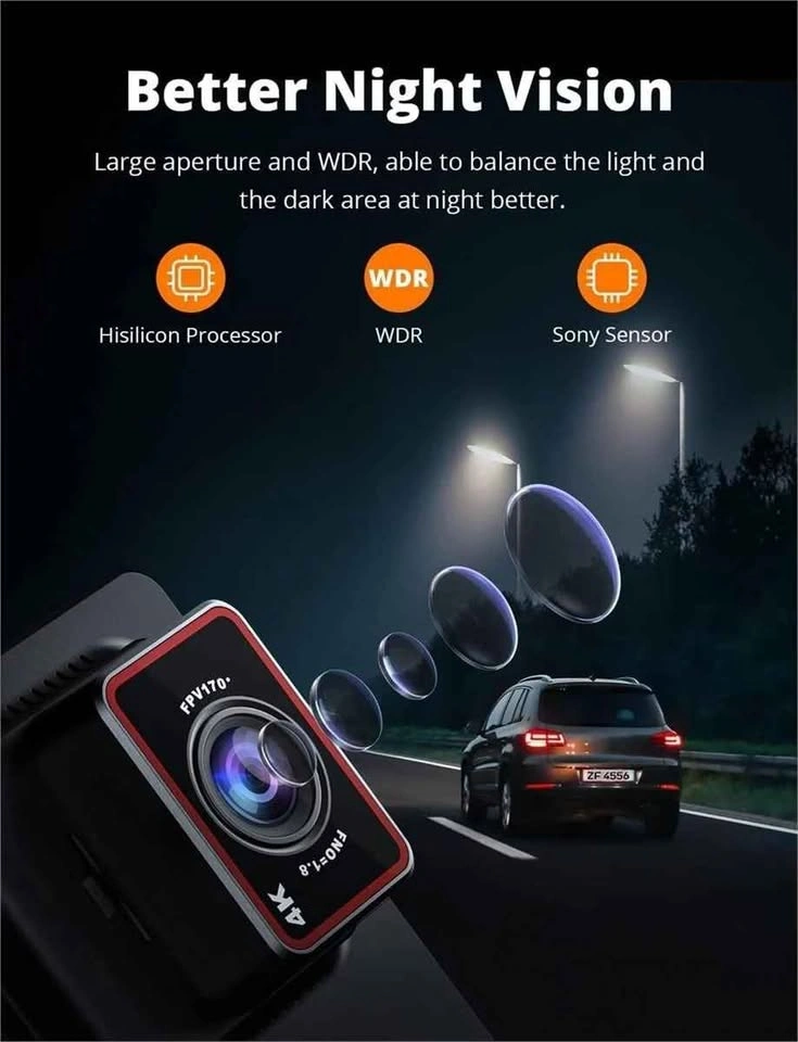 NEW Kingslim D4 Dual Dash Cam - photo 2