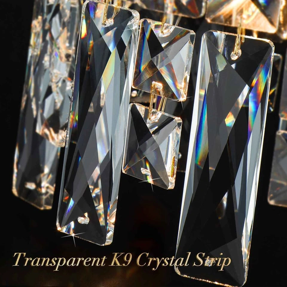 Modern Gold Crystal Chandelier - 8 Light D24 - photo 5