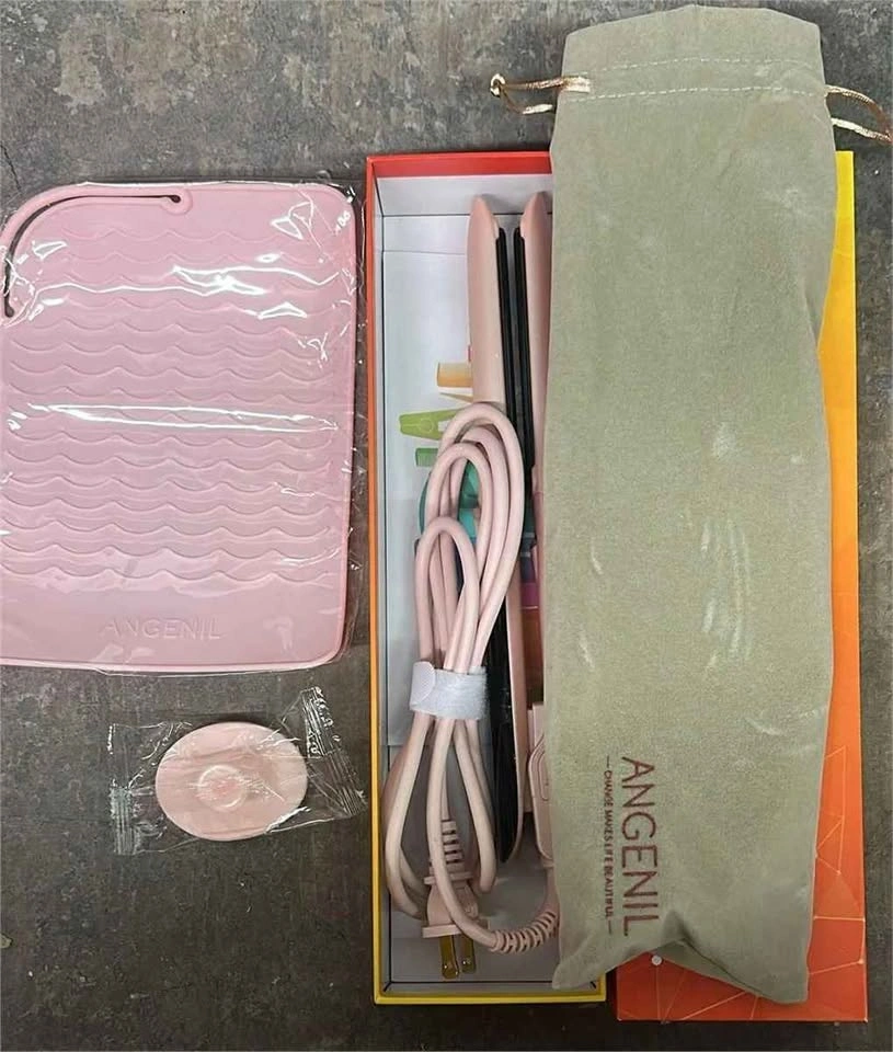 ANGENIL Pro Titanium 2-in-1 Hair Straightener & Curler (Pale Pin - photo 3