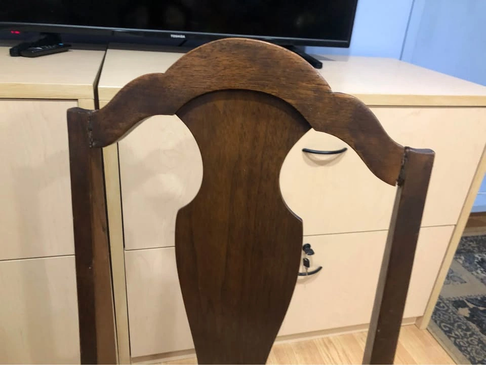 Antique Desk and Chair Set - photo 5