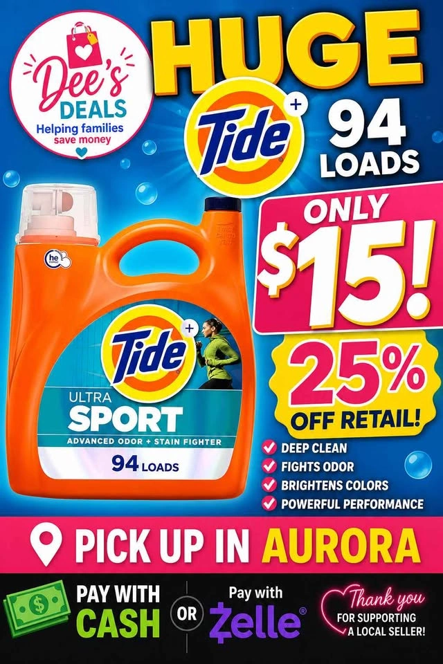 Huge Tide 132oz Only $15! - photo 2