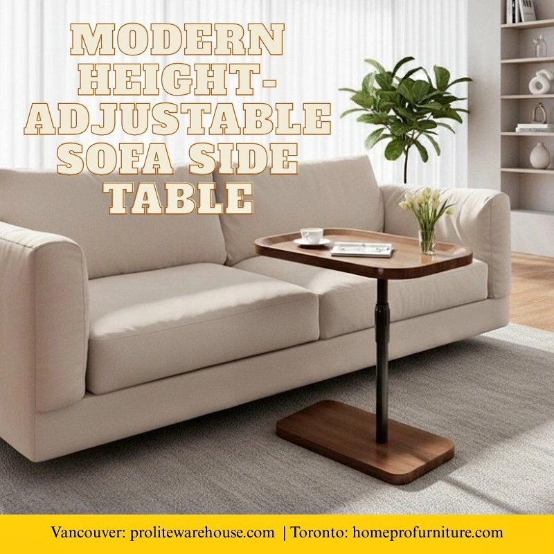C0360 ST013 Modern Height Adjustable Sofa Side Table $37