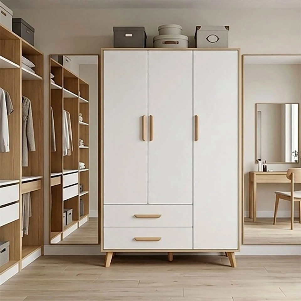 Bedroom Storage Cabinet - Wardrobe & Drawers