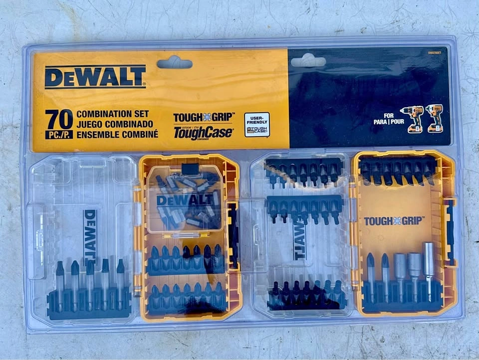 DEWALT 70-Piece Tough Grip Combination Bit Set