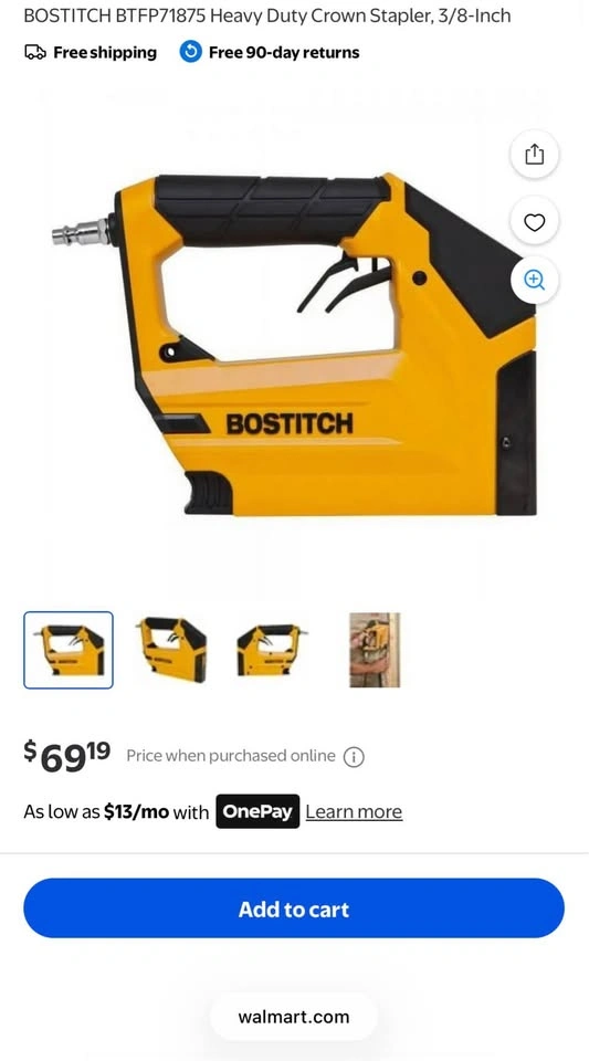 Bostitch Heavy Duty 3/8-Inch Pneumatic Crown Stapler - photo 4