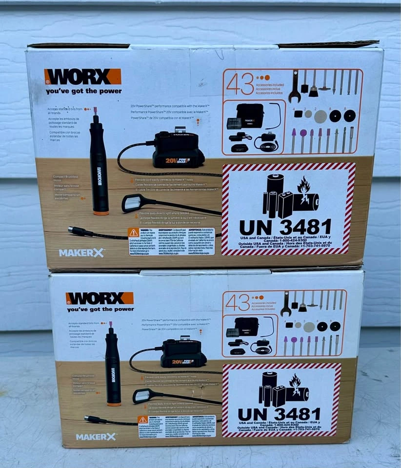 Worx MakerX Cordless Rotary Tool Kit - photo 3