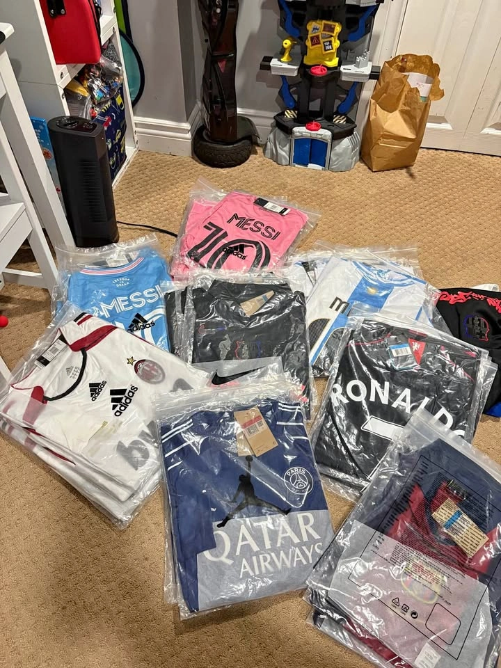 New Soccer Jerseys - Messi, Ronaldo, PSG, Barcelona, AC Milan
