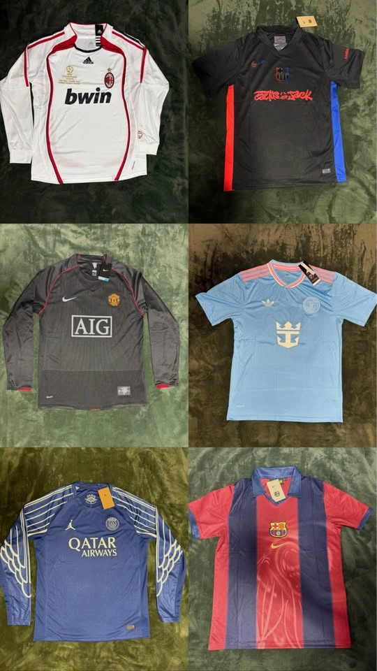 New Soccer Jerseys - Messi, Ronaldo, PSG, Barcelona, AC Milan - photo 2