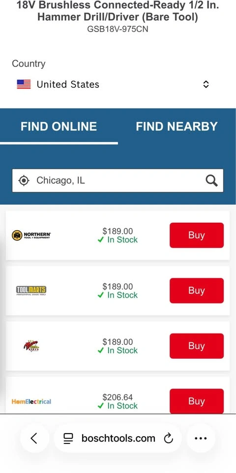 Bosch 18V Brushless 1/2" Hammer Drill/Driver - photo 4