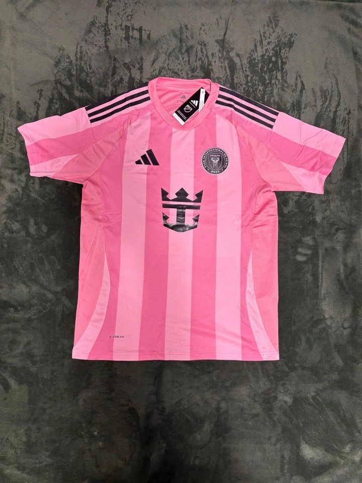 New Adidas Inter Miami Messi 10 Pink Soccer Jersey w/ Tags - photo 2