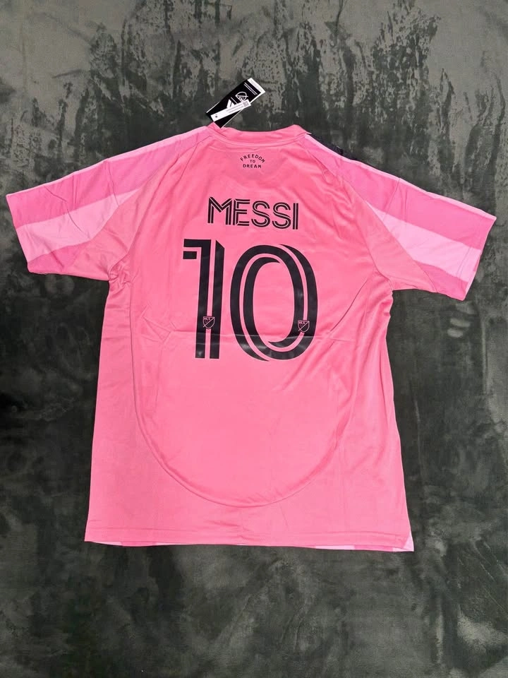 New Adidas Inter Miami Messi 10 Pink Soccer Jersey w/ Tags - photo 3