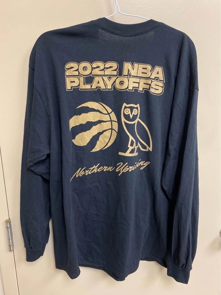 OVO Toronto Raptors 2022 NBA Playoffs Long Sleeve T-Shirt XL - photo 2