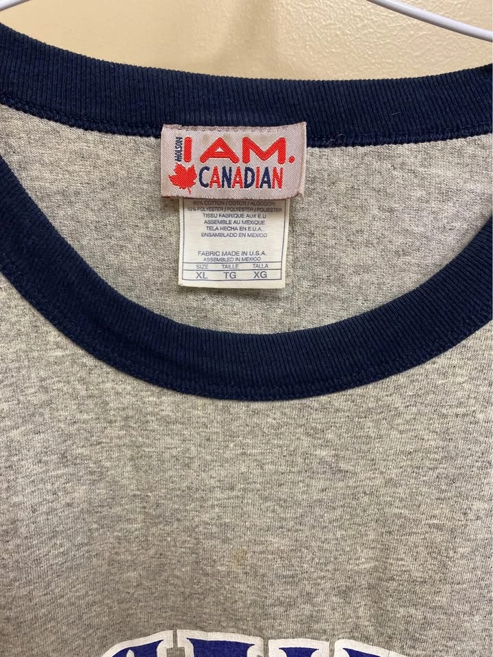 Toronto Maple Leafs Molson Canadian Ringer T-Shirt Mens XL - photo 3
