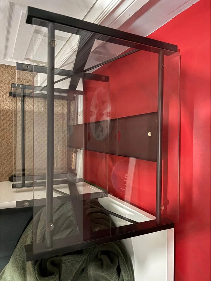 Glass shelf/ tv stand - photo 5