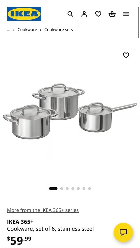 Ikea Pot Set for Sale - photo 3