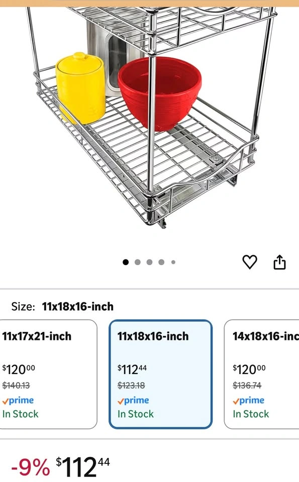 2-Tier Pull-Out Cabinet Organizer - photo 5