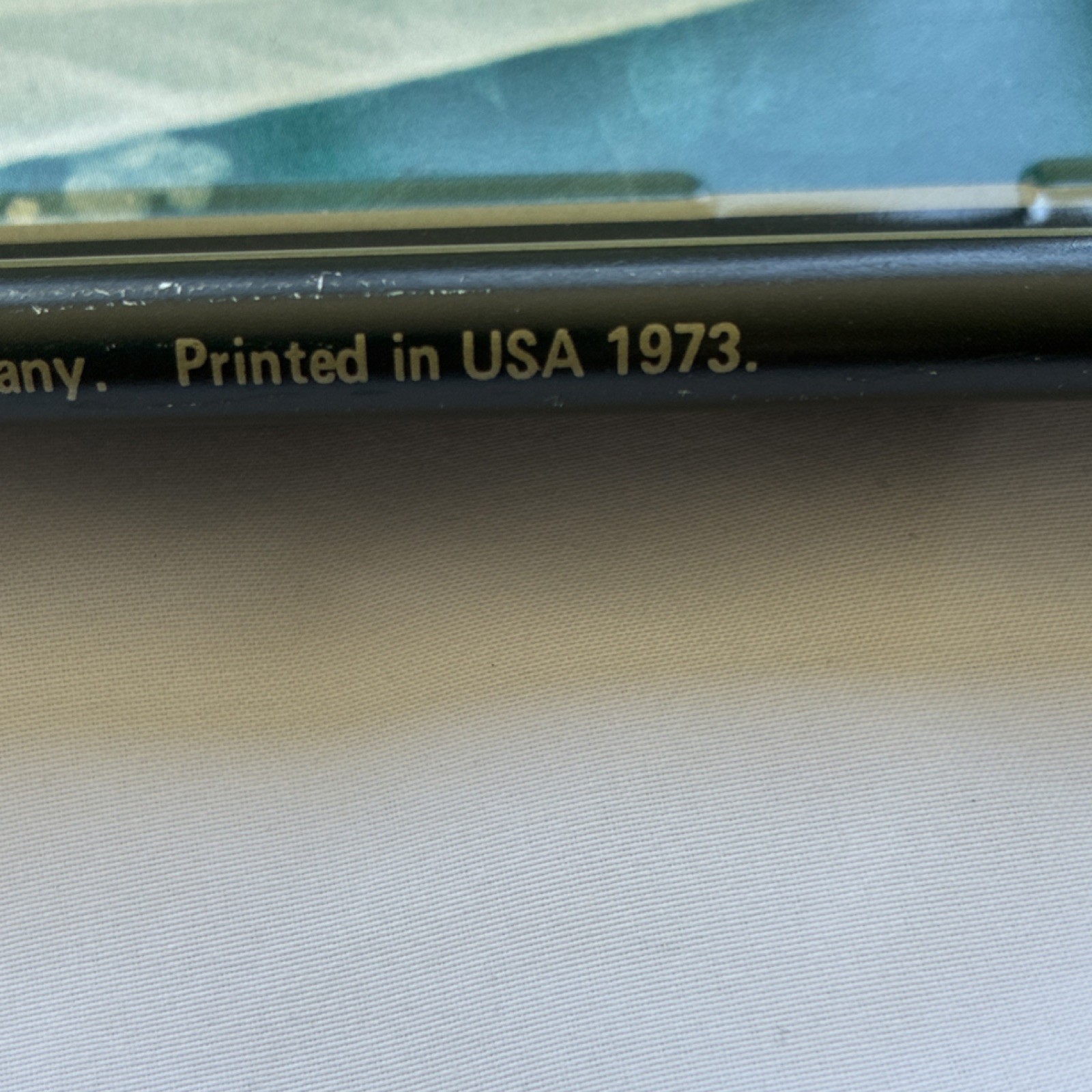 Coca-Cola Advertising Tray 1973 Black Blue White Reproduction - photo 3