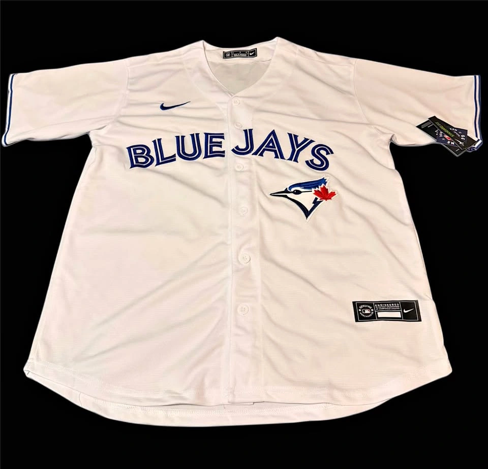Toronto Blue Jays MLB Baseball Jersey Men’s Large White NWT