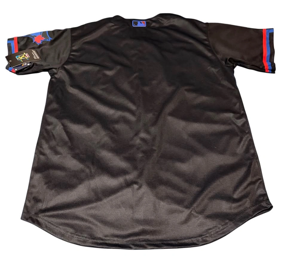 Toronto Blue Jays City Connect Jersey Men’s Large Black MLB Base - photo 2