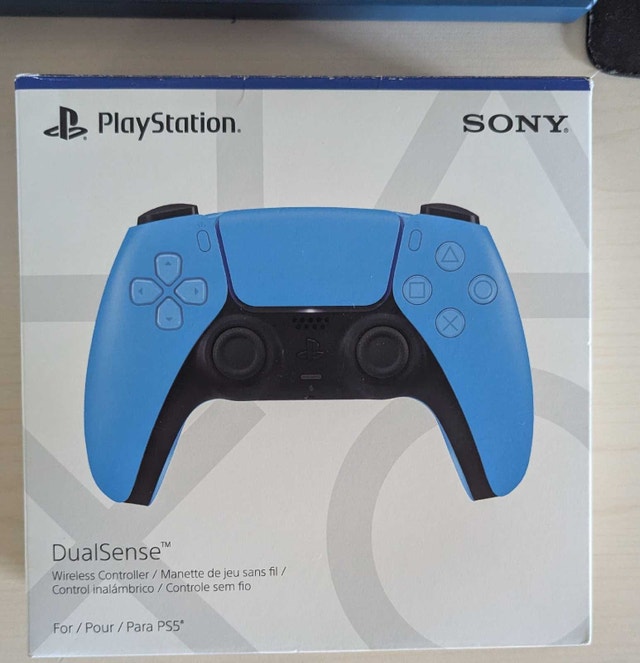 PS5 Controller - Sony DualSense Wireless Controller - Blue - Box - photo 2