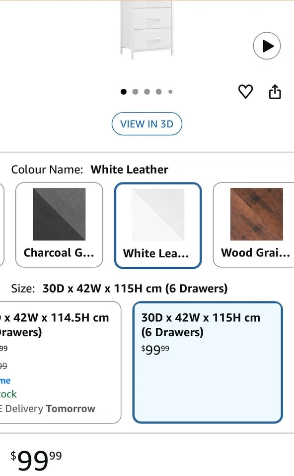 White Dresser for Sale - photo 5