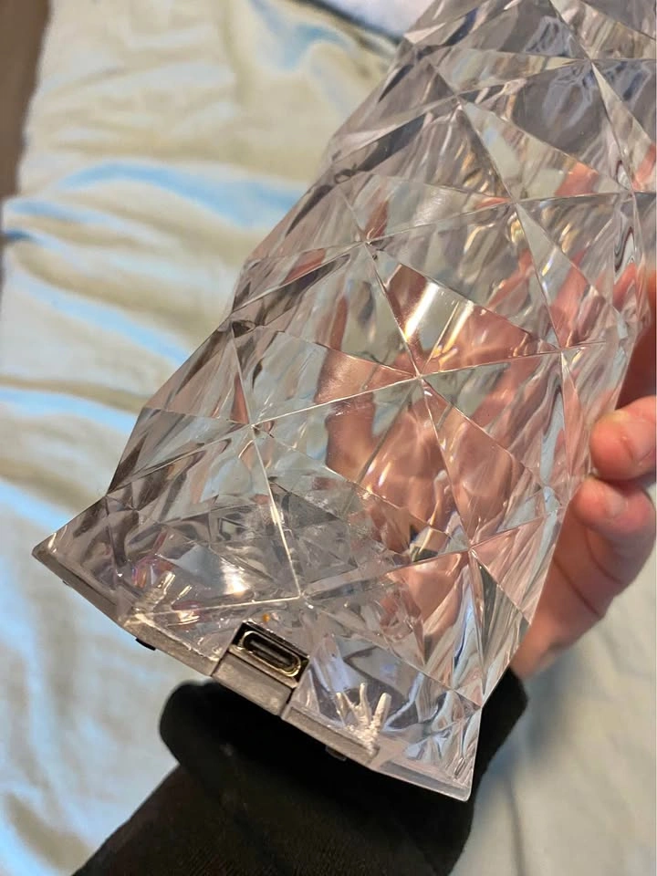 Brookstone Crystal LED Table Lamp