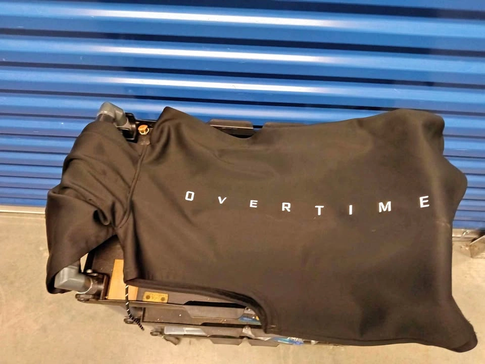 OVERTIME Black Sleeveless Hoodie Tank Top